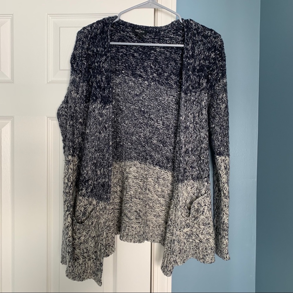 Forever 21 ombre cardigan small